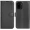 Phonesta Litchi Skin Book Wallet Klapphülle für OnePlus 15R - Schwarz