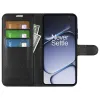 Phonesta Litchi Skin Book Wallet Klapphülle für OnePlus 15R - Schwarz 3