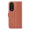 Phonesta Litchi Skin Book Wallet Klapphülle für OnePlus Nord 5 - Braun 2
