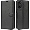 Phonesta Litchi Skin Book Wallet Klapphülle für OnePlus Nord CE5 - Schwarz 0