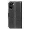 Phonesta Litchi Skin Book Wallet Klapphülle für OnePlus Nord CE5 - Schwarz 2