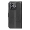 Phonesta Litchi Skin Book Wallet Klapphülle für HONOR 600 Lite - Schwarz 2