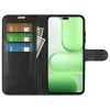 Phonesta Litchi Skin Book Wallet Klapphülle für HONOR 600 Lite - Schwarz 3