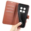 Phonesta Litchi Skin Book Wallet Klapphülle für HONOR Magic8 Pro - Braun 5