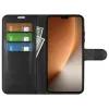 Phonesta Litchi Skin Book Wallet Klapphülle für HONOR Magic8 Pro - Schwarz 3