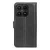 Phonesta Litchi Skin Book Wallet Klapphülle für Xiaomi 17 - Schwarz 2