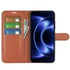 Phonesta Litchi Skin Book Wallet Klapphülle für Xiaomi 17 Ultra - Braun 3