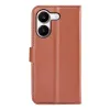 Phonesta Litchi Skin Book Wallet Klapphülle für Xiaomi Poco X8 Pro - Braun 2