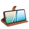 Phonesta Litchi Skin Book Wallet Klapphülle für Xiaomi Redmi Note 15 4G/5G / Xiaomi Poco M8 - Braun 4