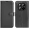 Phonesta Litchi Skin Book Wallet Klapphülle für Xiaomi Redmi Note 15 Pro 5G - Schwarz