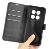 Phonesta Litchi Skin Book Wallet Klapphülle für Xiaomi Redmi Note 15 Pro 5G - Schwarz 5