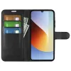 Phonesta Litchi Skin Book Wallet Klapphülle für Xiaomi Redmi A7 Pro - Schwarz 3