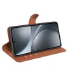 Phonesta Litchi Skin Book Wallet Klapphülle für Oppo Find X9 Pro - Braun 4