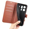 Phonesta Litchi Skin Book Wallet Klapphülle für Oppo Find X9 Pro - Braun 5