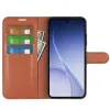 Phonesta Litchi Skin Book Wallet Klapphülle für Oppo Reno15 - Braun 3