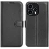 Phonesta Litchi Skin Book Wallet Klapphülle für Oppo Reno15 - Schwarz 0