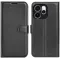 Phonesta Litchi Skin Book Wallet Klapphülle für Oppo Reno15 Pro Max - Schwarz