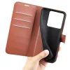 Phonesta Litchi Skin Book Wallet Klapphülle für Motorola Signature - Braun 5