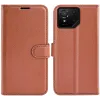 Phonesta Litchi Skin Book Wallet Klapphülle für Asus ROG Phone 9/9 Pro - Braun 0