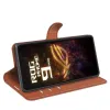 Phonesta Litchi Skin Book Wallet Klapphülle für Asus ROG Phone 9/9 Pro - Braun 4