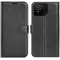 Phonesta Litchi Skin Book Wallet Klapphülle für Asus ROG Phone 9/9 Pro - Schwarz