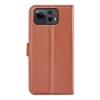 Phonesta Litchi Skin Book Wallet Klapphülle für Asus Zenfone 12 Ultra - Braun 2