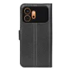 Phonesta Litchi Skin Book Wallet Klapphülle für HONOR 600/600 Pro - Schwarz 2