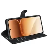 Phonesta Litchi Skin Book Wallet Klapphülle für HONOR 600/600 Pro - Schwarz 4