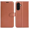 Phonesta Litchi Skin Book Wallet Klapphülle für Samsung Galaxy A37 - Braun 0