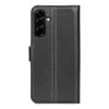 Phonesta Litchi Skin Book Wallet Klapphülle für Samsung Galaxy A57 - Schwarz 2