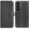 Phonesta Litchi Skin Book Wallet Klapphülle für Samsung Galaxy S25 FE - Schwarz