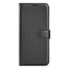 Phonesta Litchi Skin Book Wallet Klapphülle für Samsung Galaxy S26 Plus - Schwarz 1