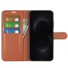 Phonesta Litchi Skin Book Wallet Klapphülle für Samsung Galaxy S26 Ultra - Braun 3
