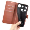 Phonesta Litchi Skin Book Wallet Klapphülle für Nothing Phone (3) - Braun 5