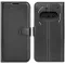 Phonesta Litchi Skin Book Wallet Klapphülle für Nothing Phone (3a) - Schwarz