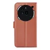 Phonesta Litchi Skin Book Wallet Klapphülle für Nothing Phone (3a) Pro - Braun 2