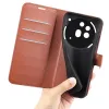 Phonesta Litchi Skin Book Wallet Klapphülle für Nothing Phone (3a) Pro - Braun 5