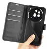 Phonesta Litchi Skin Book Wallet Klapphülle für Nothing Phone (3a) Pro - Schwarz 5