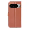 Phonesta Litchi Skin Book Wallet Klapphülle für Google Pixel 10 Pro XL - Braun 2