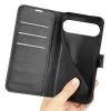 Phonesta Litchi Skin Book Wallet Klapphülle für Google Pixel 10 Pro XL - Schwarz 5