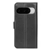 Phonesta Litchi Skin Book Wallet Klapphülle für Google Pixel 10 / 10 Pro - Schwarz 2