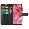 Phonesta Litchi Skin Book Wallet Klapphülle für Google Pixel 10 / 10 Pro - Schwarz 3