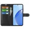 Phonesta Litchi Skin Book Wallet Klapphülle für Realme 16 Pro - Schwarz 3