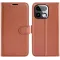 Phonesta Litchi Skin Book Wallet Klapphülle für Realme 16 Pro Plus - Braun