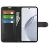 Phonesta Litchi Skin Book Wallet Klapphülle für Realme 16 Pro Plus - Schwarz 3