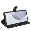 Phonesta Litchi Skin Book Wallet Klapphülle für Realme 16 Pro Plus - Schwarz 4