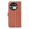 Phonesta Litchi Skin Book Wallet Klapphülle für Realme GT 8 Pro - Braun 2
