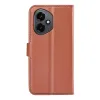 Phonesta Litchi Skin Book Wallet Klapphülle für HONOR 400 - Braun 2