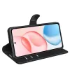 Phonesta Litchi Skin Book Wallet Klapphülle für HONOR 400 - Schwarz 4