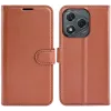 Phonesta Litchi Skin Book Wallet Klapphülle für HONOR 400 Lite - Braun 0